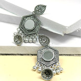 Oxidised Earring 01